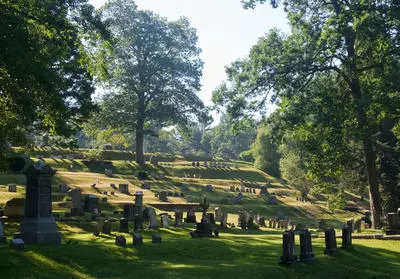 View of Old Walpole Cemetery